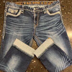Rock Revival Blue Denim Jeans